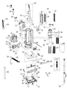 Part Location Diagram of 2690330000 Dirt Devil Handle Screw Package